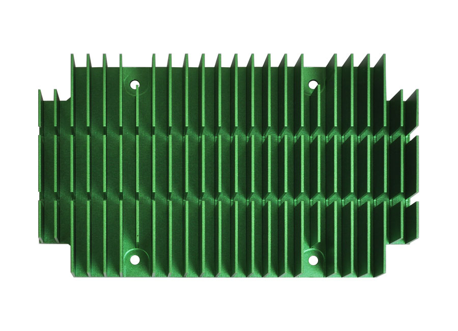 Usinagem CNC Dissipador de calor de liga de alumínio